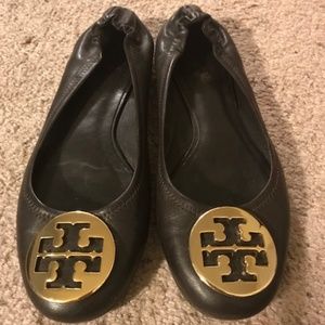 Authentic Tory Burch Medallion Ballet Flats